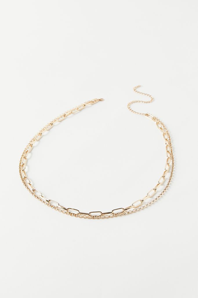 Double-Chain Link Belt | Urban Outfitters | Urban Outfitters (US and RoW)
