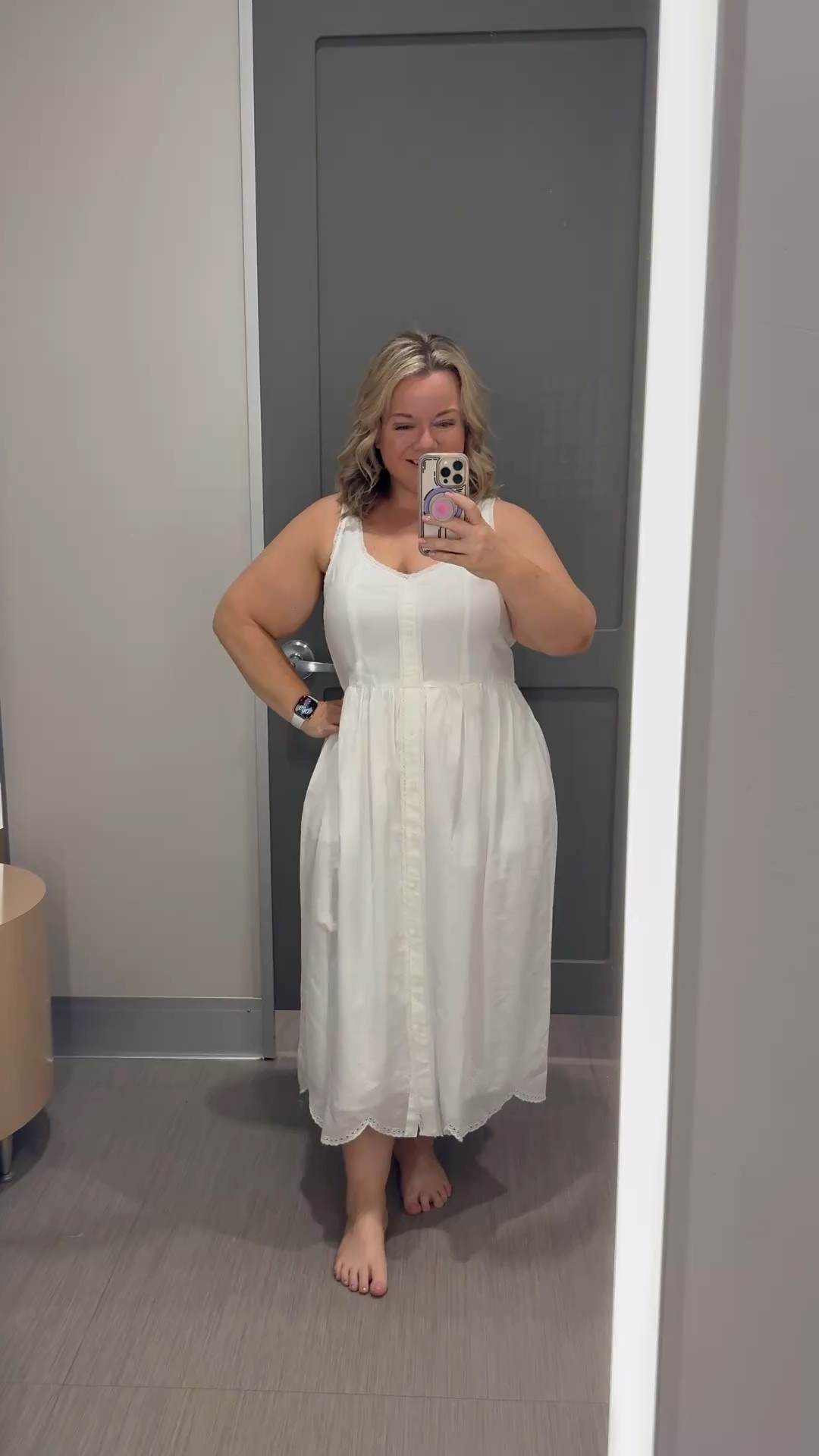 Target said “soft girl summer” and I said… okay but make it hot mom.

This dress is giving milkmaid meets “she has her life together but also flirts a little.” The structure up top actually supports the girls, the waist hits in the right spot, and the skirt is floaty without swallowing my 5’3 frame. It’s light, it’s breathable, and it’s dangerously easy to feel yourself in this one.

I don’t know what’s gotten into Target lately but I’m not asking questions… I’m just adding to cart.

5’3, size 14, curves, and fully leaning into my feminine era.

#LTKStyle #LTKSeasonal #LTKUnder50 #LTKDress #TargetStyle #TargetFinds #TargetFashion #TargetHaul #TargetOOTD #TargetRun #TargetMom #AffordableFashion #MidsizeStyle #PlusSizeStyle #CurvyStyle #MomStyle #Over40Style #41AndFabulous #HotMomSummer #SoftGirlSummer #MilkmaidDress #FeminineStyle #SummerStyle #CasualChic #EverydayStyle #ConfidenceLooksGoodOnYou #RealBodies #Size14Style #ShortGirlStyle #LTKFinds 

#LTKSeasonal #LTKMidsize #LTKootd