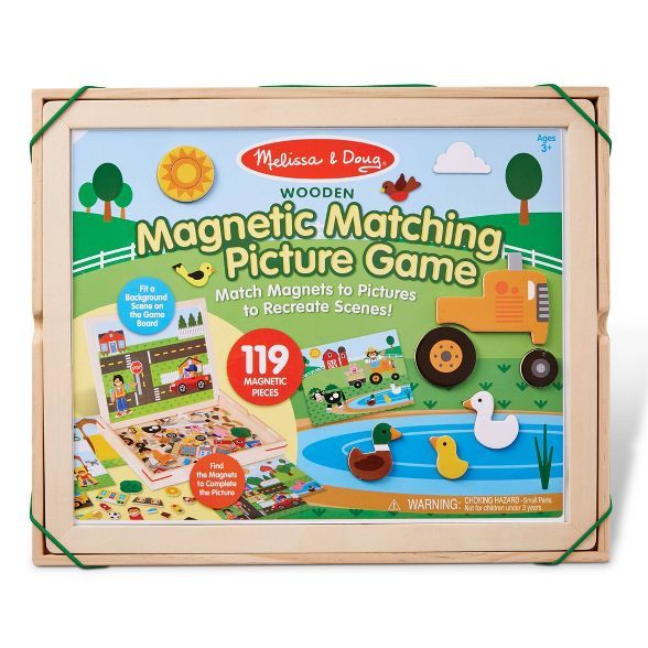 Melissa & Doug Magnetic Matching Picture Game 119pc | Target