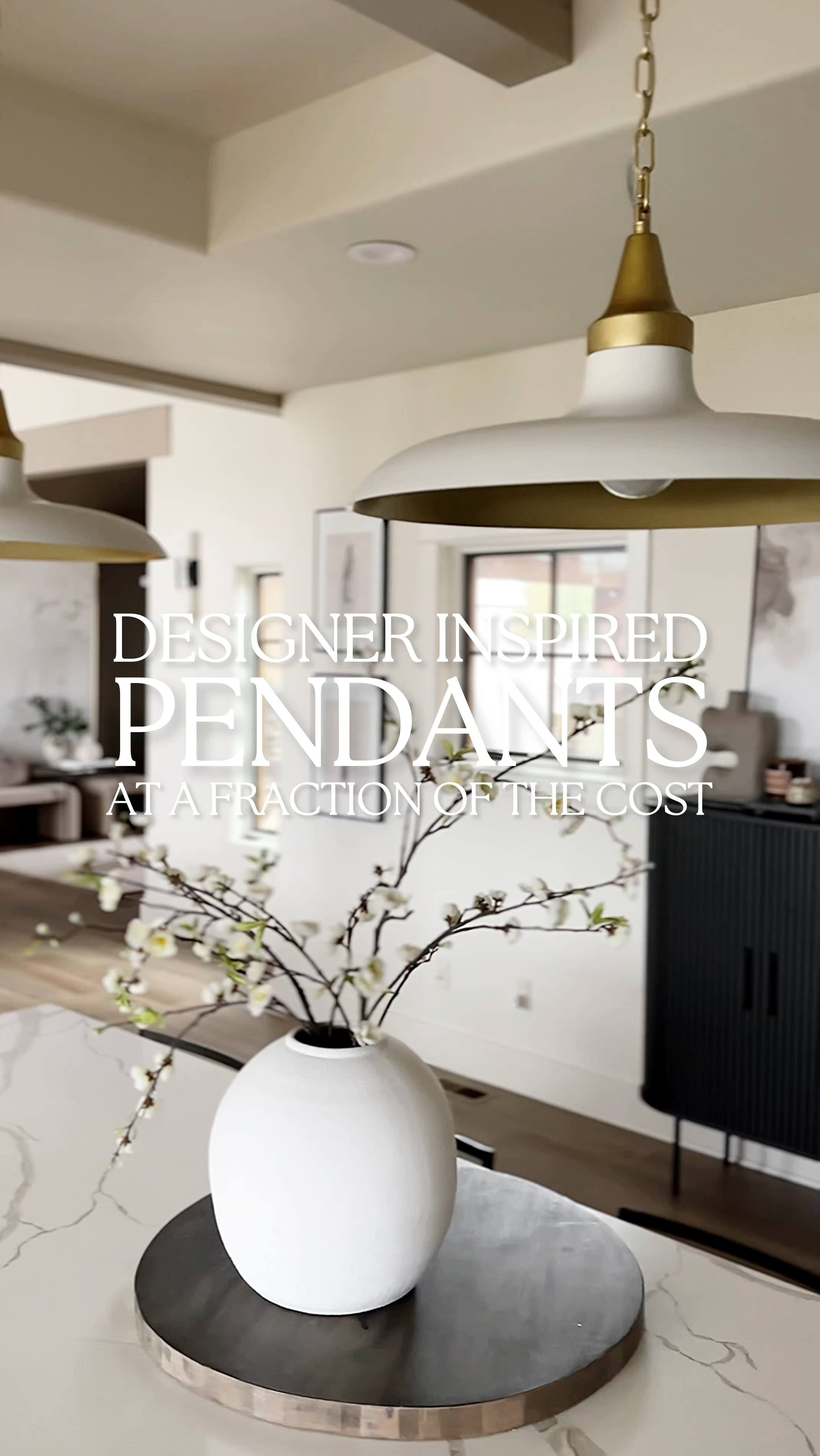 I FOUND THEM! 🤩 

These designer-inspired pendant lights have that high-end look without the high-end price tag — literally 1/4 of the cost! 😍 The size? Perfect. The shape? Timeless. The soft white with warm gold accents? Elevated chic. 👌 Oh, and the modern design fits in everything from classic to contemporary spaces.

Honestly, I’m still SHOOK at the price! 💸 If you’ve been searching for statement pendants that won’t blow your budget, these are IT.

#LTKStyleTip #LTKSaleAlert #LTKHome