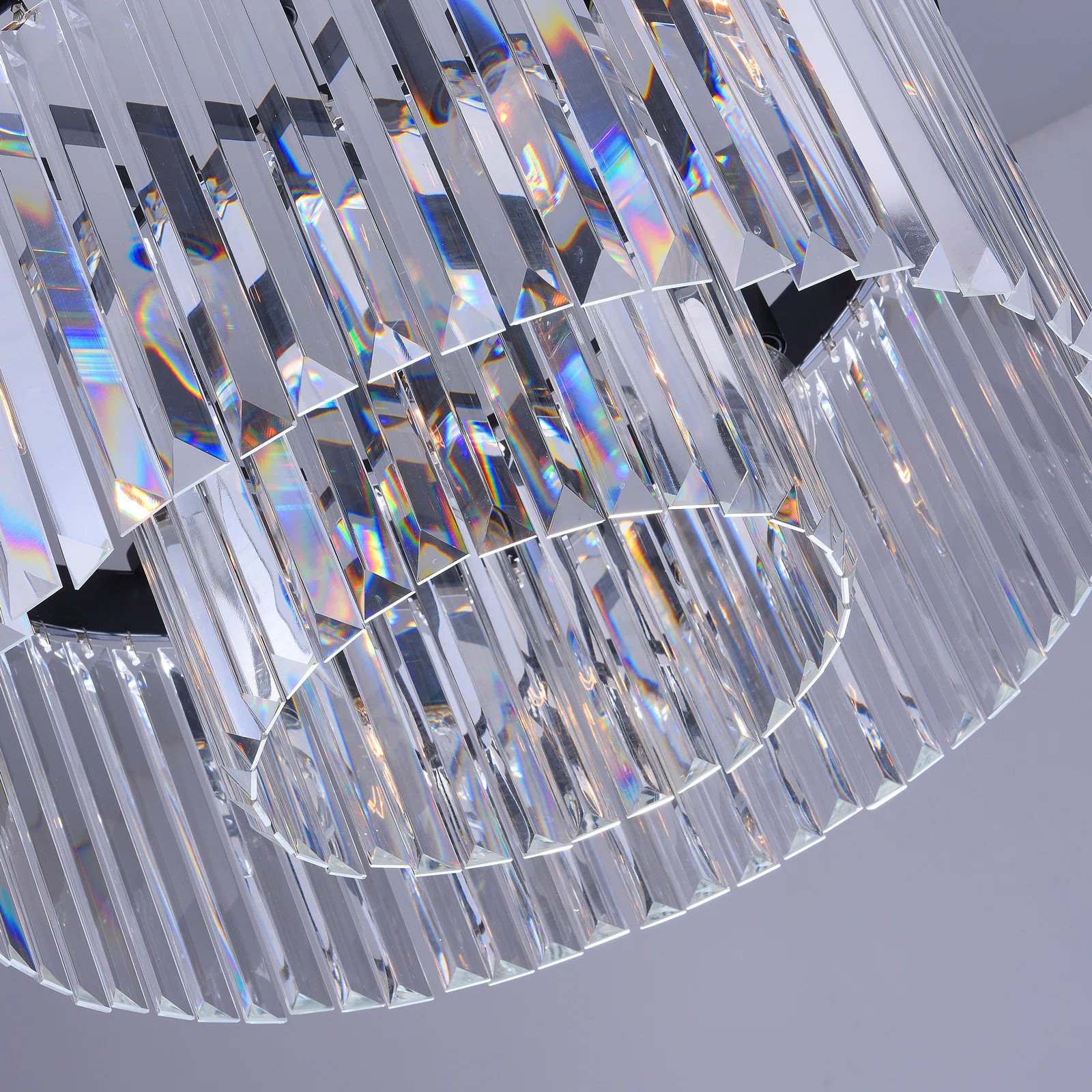 Hallum 5 - Light Unique/Statement Drum Chandelier with Crystal Accents | Wayfair North America