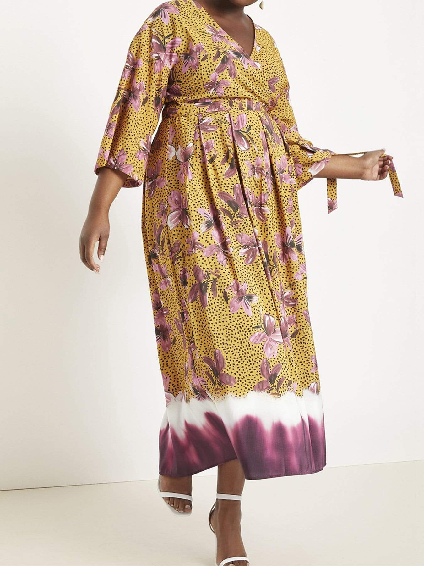 Kimono Sleeve Wrap Maxi | CoEdition