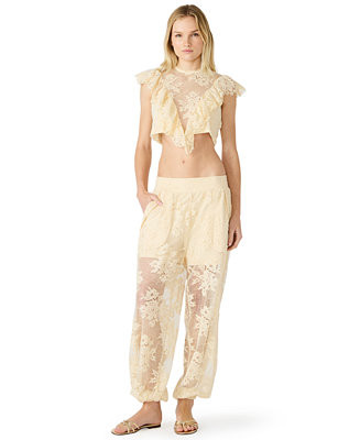 Steve Madden Women's High-Rise Ankle-Length Faya Pants - Macy's | Macy's