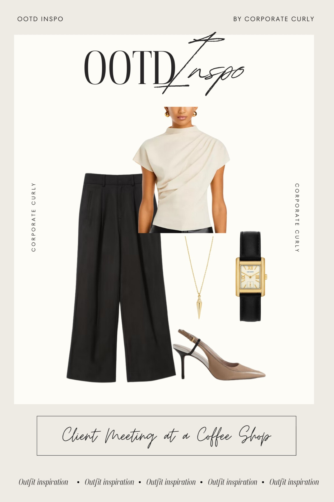 Client meeting at a coffee shop calls for chic and professional! Silk blouse, high-waisted trousers, slingback heels, and a minimalist pendant necklace.

#OfficeChic #BusinessStyle #FashionInspiration #ProfessionalAttire #CityStyle #ElegantLook #WorkWear #FashionFinds #OOTD #ChicAndStylish



#LTKStyleTip #LTKWorkwear #LTKShoeCrush