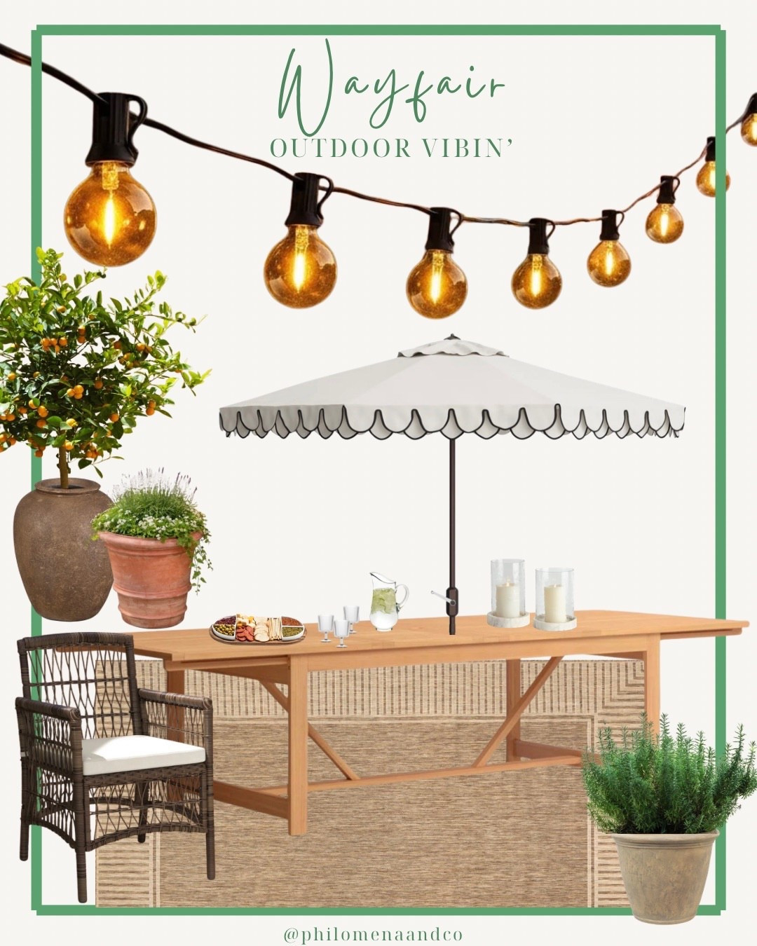 This is your sign to refresh your patio for the season ☀️
I kept it simple, neutral, and functional for everyday living + hosting.

outdoor patio decor, patio styling ideas, outdoor living space, backyard patio design, patio furniture ideas, outdoor entertaining space, patio makeover, backyard styling, cozy outdoor seating, patio design inspiration, outdoor home decor, patio refresh ideas, outdoor tablescape, patio aesthetic, modern outdoor decor, neutral outdoor decor, outdoor hosting ideas, patio season, summer patio decor, outdoor dining setup, backyard oasis ideas, patio lounge area, outdoor styling tips, patio inspiration, home exterior styling, backyard entertaining ideas, patio setup ideas, outdoor decor inspiration, stylish patio ideas, outdoor furniture styling

#LTKSeasonal #LTKSaleAlert #LTKHome