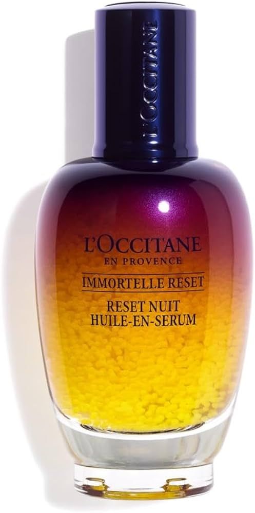 L'Occitane Immortelle Overnight Reset Oil-In-Serum: More Radiant Skin In 1 Night, Smooth Fine Lin... | Amazon (US)