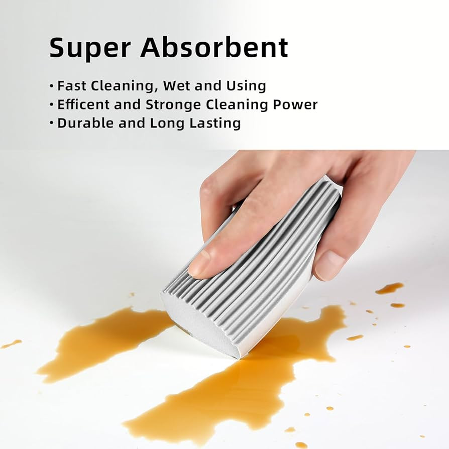 FunCee 6 Pack Damp Clean Duster Sponge, Magic Dusting Scrub Sponge Brush for Cleaning Blinds, Dis... | Amazon (US)