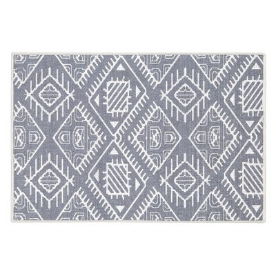 Sussexhome Monument Collection Cotton Heavy Duty Low Pile Area Rug , 2' x 3', Gray | Target