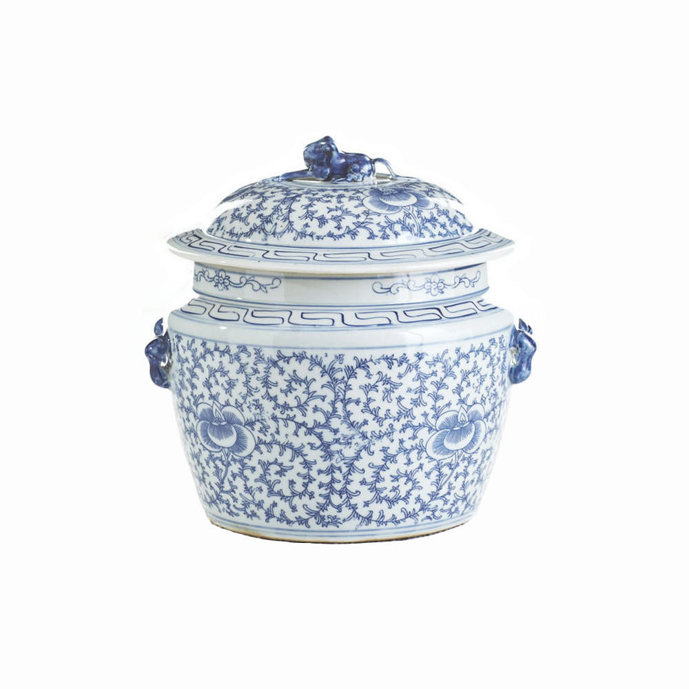 Floral Motif Lidded Jar | Belle and June