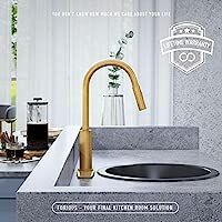 Gold Kitchen Faucet with Pull Down Sprayer, Kitchen Faucet Sink Faucet with Pull Out Sprayer, Sin... | Amazon (US)