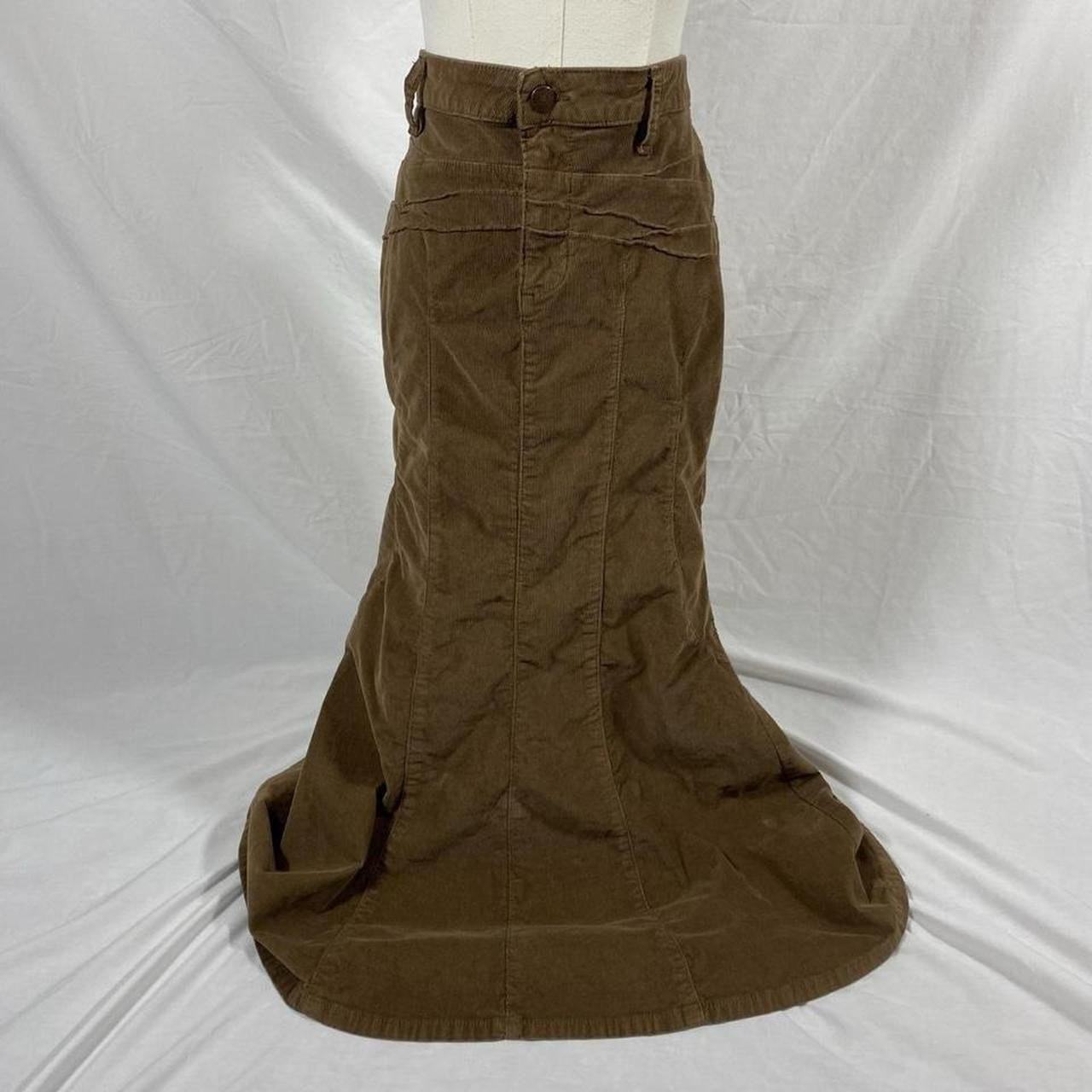 BDG brown corduroy maxi skirt

size medium
no... | Depop | Depop US