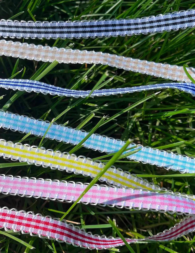 Gingham Shoe Laces - Etsy | Etsy (Global)