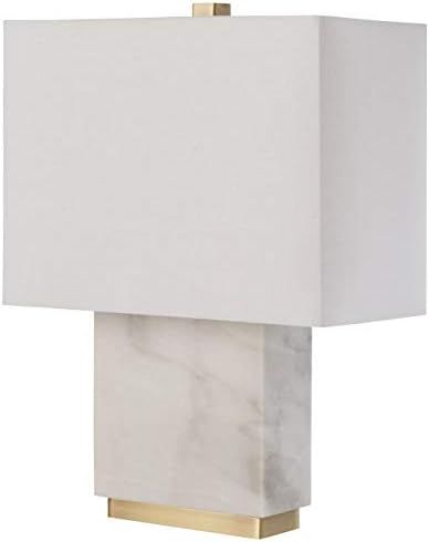 Amazon Brand – Rivet Mid-Century Modern Rectangle Living Room Table Lamp with LED Light Bulb, 17"H,  | Amazon (US)