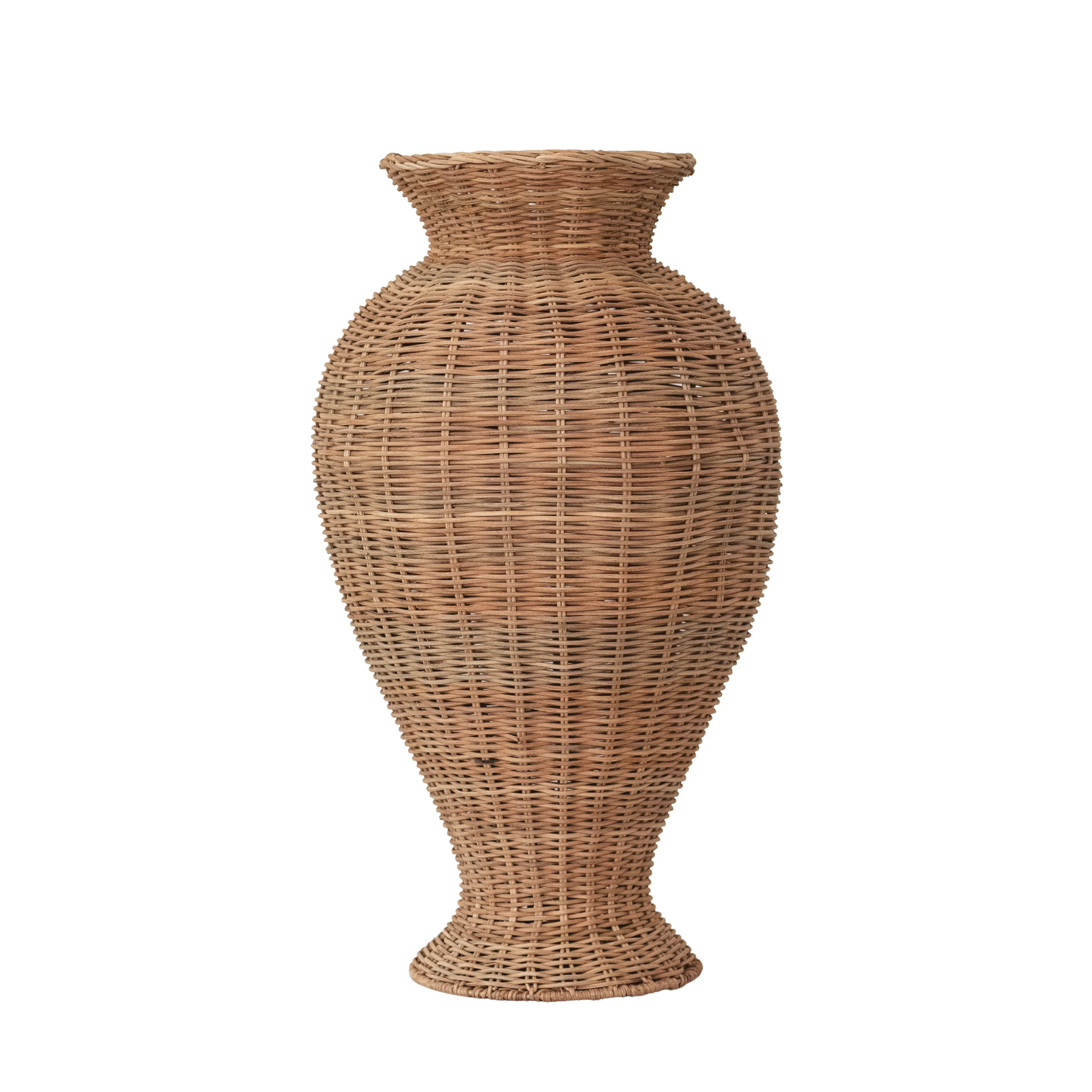 Bungalow Rose Hand-Woven Rattan Artisanal Vase | Wayfair | Wayfair North America