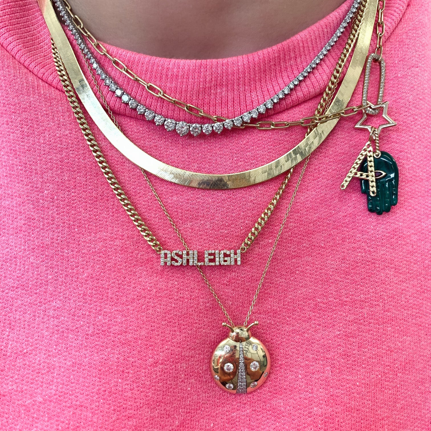 5mm Herringbone Chain Necklace | Milestones by Ashleigh Bergman