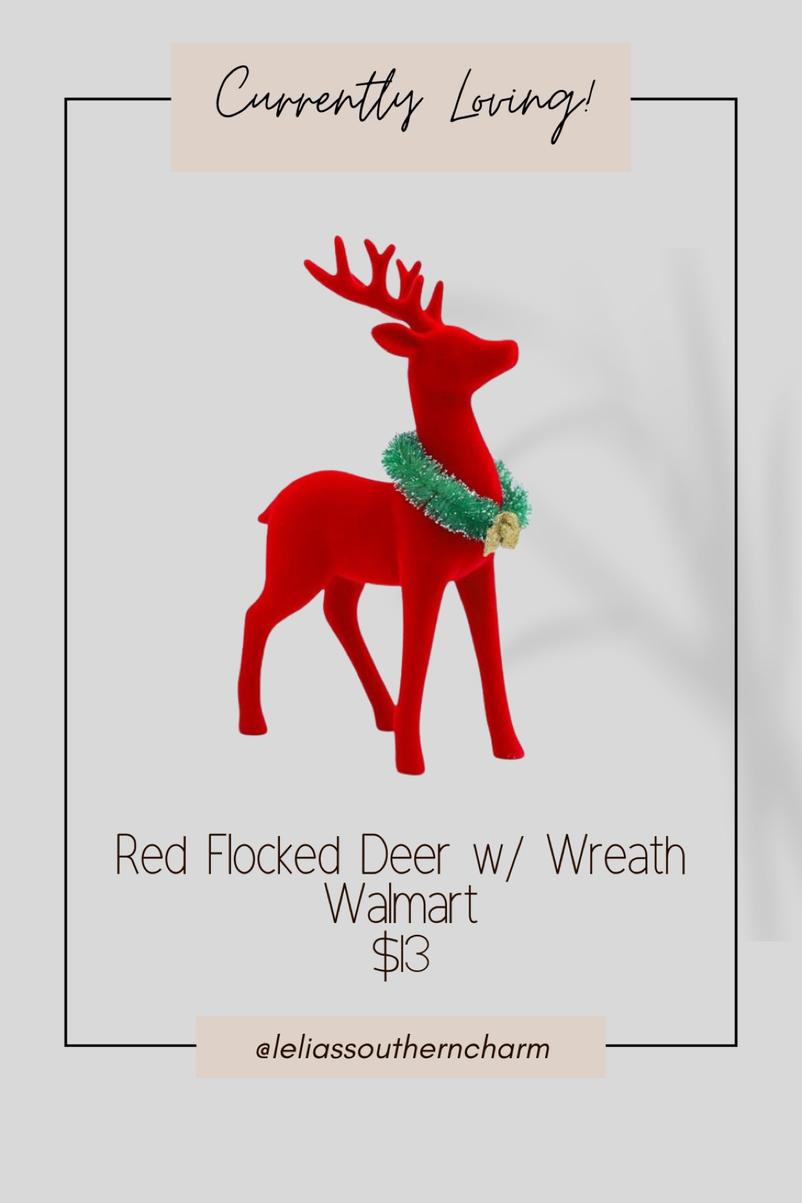 Mini red reindeer 🦌 time to start prepping for the Holidays 🎄 

#LTKhome #LTKfamily #LTKSeasonal