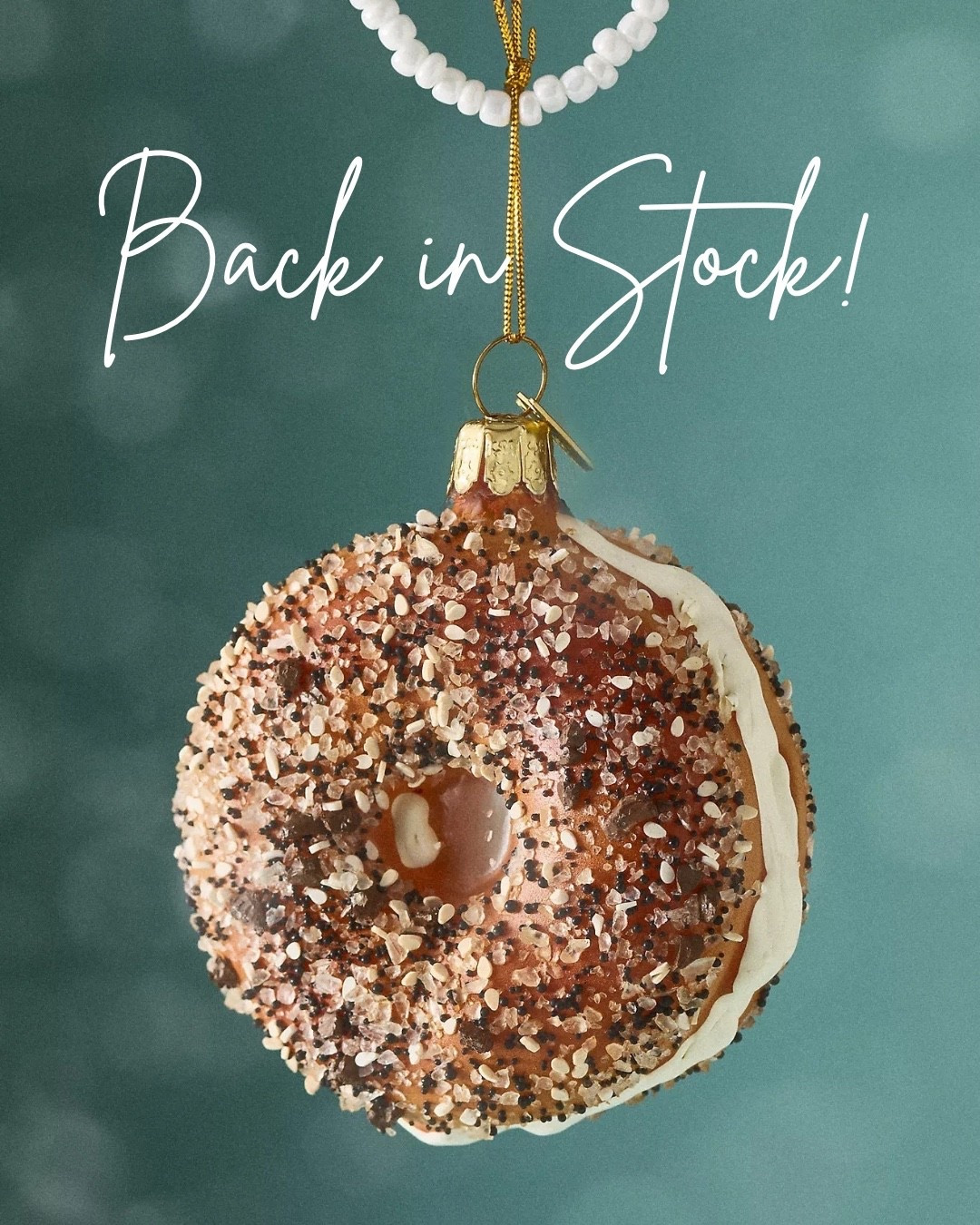 Back in Stock! Anthropologie Everything Bagel Ornament!
30% off Black Fridayy

#LTKSeasonal #LTKSaleAlert #LTKHoliday