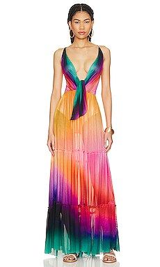 Agua Bendita Cosmea Maxi Dress in Multicolor from Revolve.com | Revolve Clothing (Global)