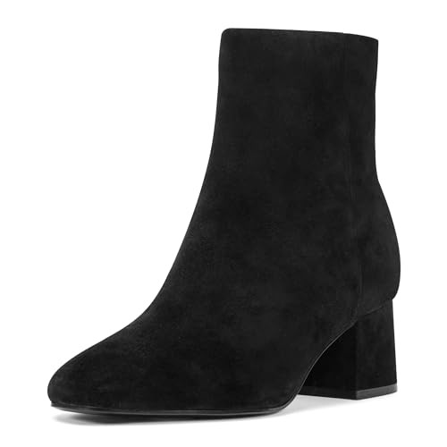 Rockport Women's Oaklei Ankle Boot, Black Suede, 6.5 | Amazon (US)