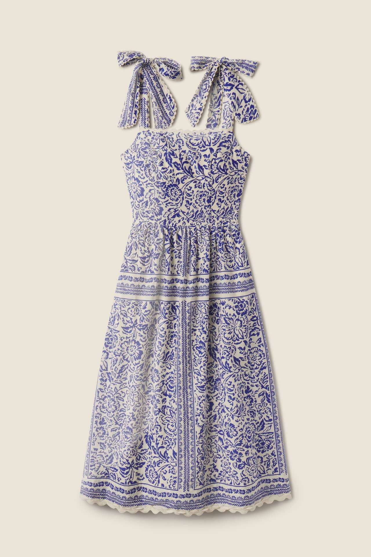 Alessia Dress Hydra Border | TROVATA