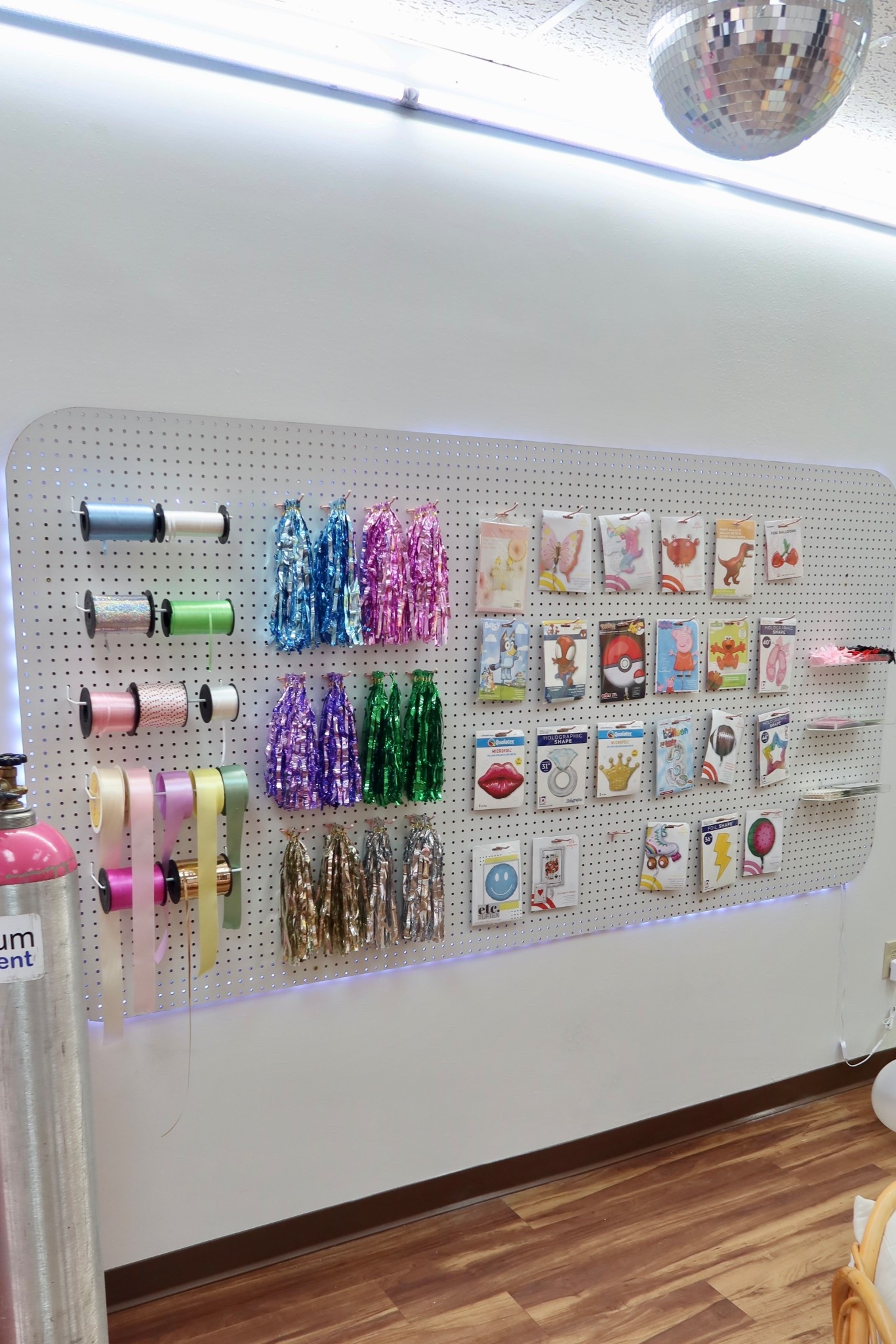 Pegboard, pegboard accessories and lights we use in our Bashify office!

#LTKHome