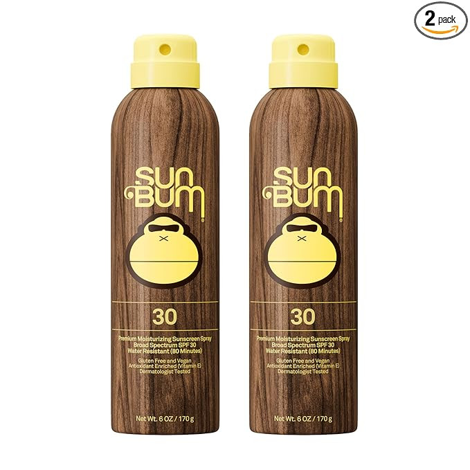 Sun Bum Original SPF 30 Sunscreen Body Spray - Broad Spectrum Moisturizing Sunscreen with Vitamin... | Amazon (US)