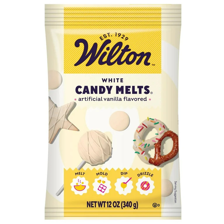 Wilton Melting Chocolate White Candy Melts for Cake Pops Candy Making Chips Vanilla Flavored 12oz... | Walmart (US)