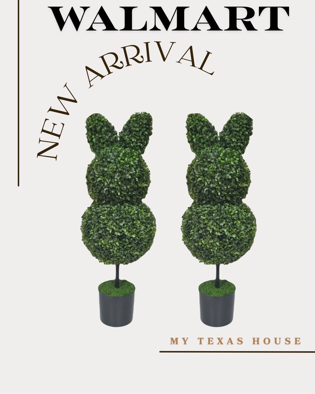 Looking for affordable Easter front porch decor? These Walmart bunny topiaries are the perfect spring outdoor decor addition!Ideal for front door styling, entryway decor, and seasonal porch refresh. Budget-friendly, lightweight, and reusable year after year!!

#LTKSaleAlert #LTKHome #LTKSeasonal