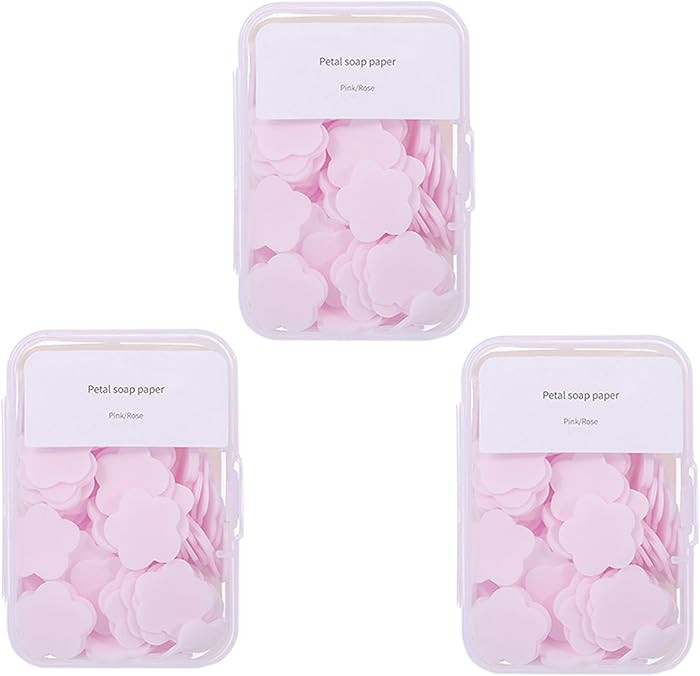 Iensen 300pcs Portable Hand Washing Soap Sheets, Scented Mini Soap Sheets, Disposable Soluble Soa... | Amazon (US)