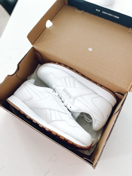 new white Reebok sneakers🤩 excited to wear these to school! can you ever have enough white sneakers?! 

teacher fashion | teacher shoes | white sneakers | teacher style 

#LTKshoecrush #LTKBacktoSchool #LTKunder100