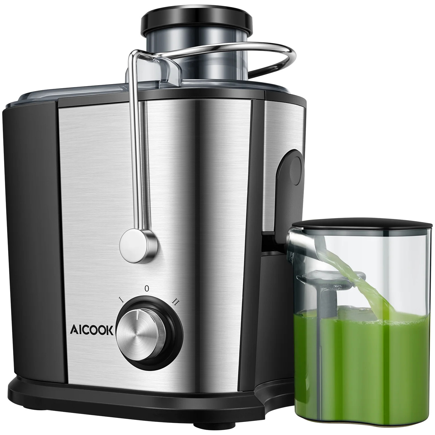 AICOOK Juicer Easy to Clean, 3 " Juice Extractor BPA Free Compact Fruits & Vegetables Juicer, Dua... | Walmart (US)