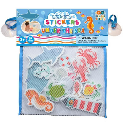 Buddy & Barney: Bath Time Stickers - Under the Sea - 18 Pieces, Kid 3+ | Target