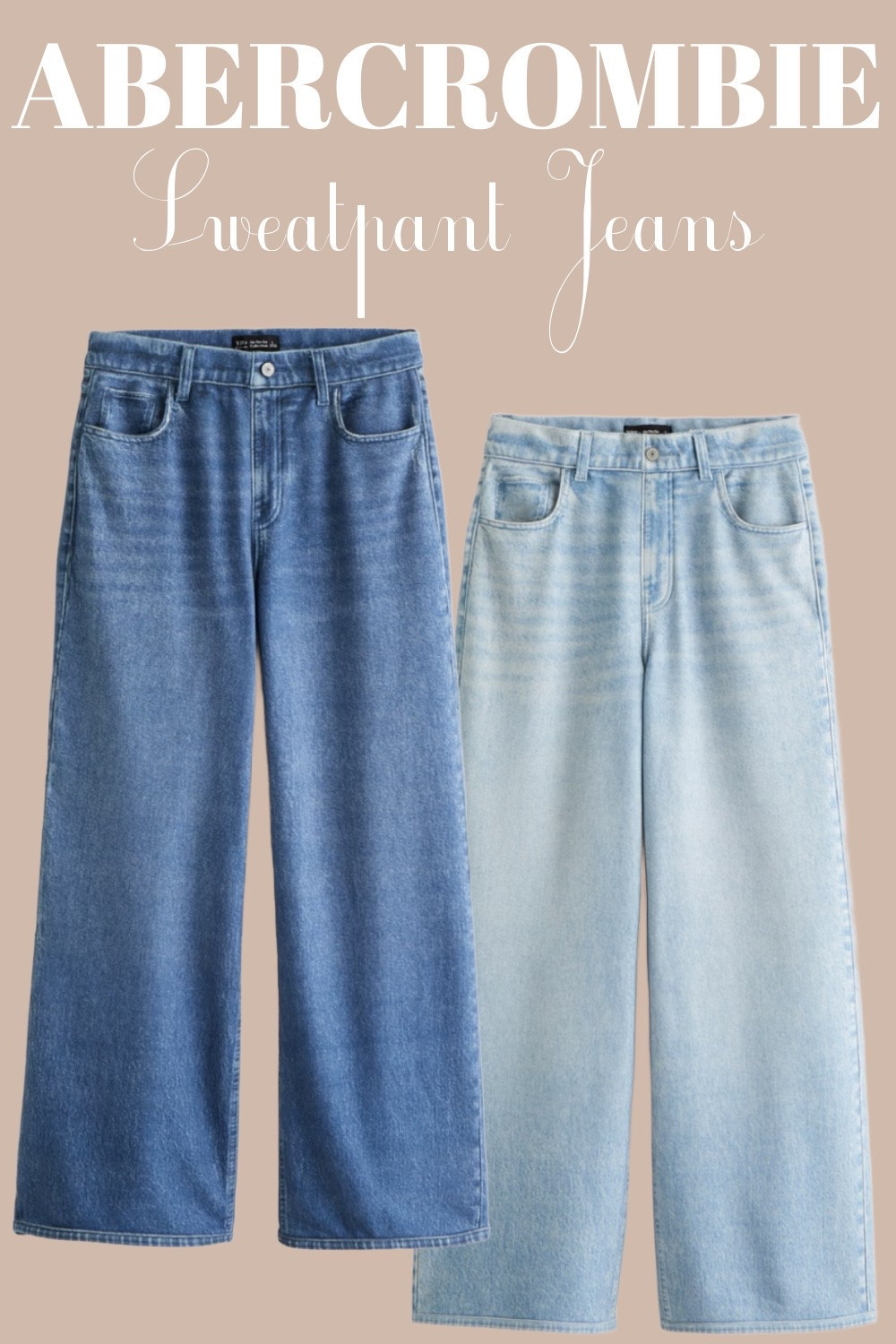 The cutest sweatpant jeans that don’t break the bank!

#LTKgrwm #LTKootd #LTKmomlife