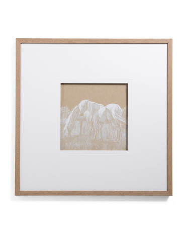 32x32 Duo Horses Framed Print | Pillows & Decor | Marshalls | Marshalls