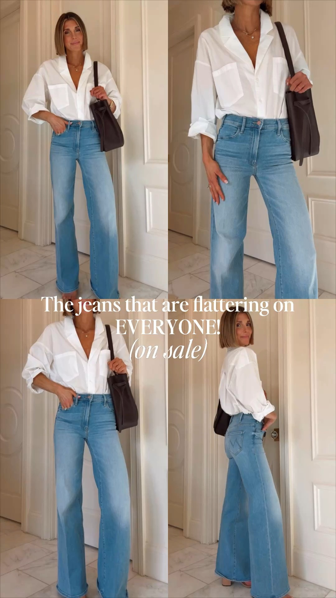 These mother jeans that are flattering on everyone are on sale! Fit tts