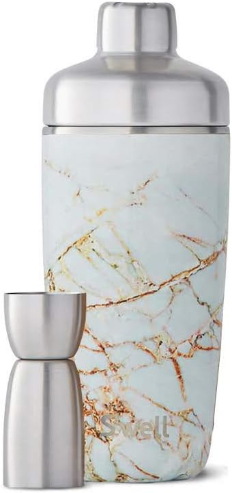 S'well 12918-B19-01010 Shaker Set, 18oz, Calacatta Gold | Amazon (US)