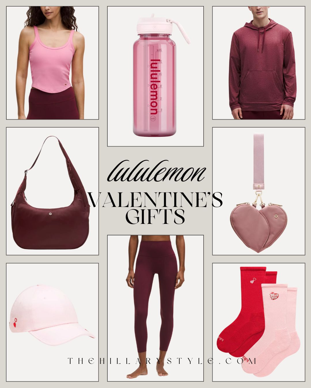Valentine’s Day Wishlist: The lululemon Edit
Whether you’re treat-yourself-ing or dropping hints for your Valentine, the lululemon Valentine’s Day Collection is officially here and it is everything. We are seeing a major "Vamp Romantic" aesthetic this season with deep merlots and soft sugary pinks that are perfect for everything from Pilates to post-gym coffee dates.

The viral Heart-Shaped Dual Pouch Wristlet is the absolute star of the show—it’s the perfect "little luxury" gift that always sells out. Pair it with the Align High-Rise Leggings in this gorgeous beetberry hue and the Nulu Ribbed Cropped Tank for the ultimate "sweetheart" set. Don't forget the matching Sweethearts Crew Socks and the Back to Life Water Bottle to keep the vibes hydrated!

#TheHillaryStyle #lululemon #ValentineGifts #GalentinesDay #AthleisureStyle #GymGirlAesthetic #PinkAesthetic #WorkoutInspiration #ValentineOutfit #LuluAddict #PilatesPrincess #GiftGuide2026 

  

#LTKActive #LTKValentine #LTKValentine #LTKfitnessgoals #LTKActive