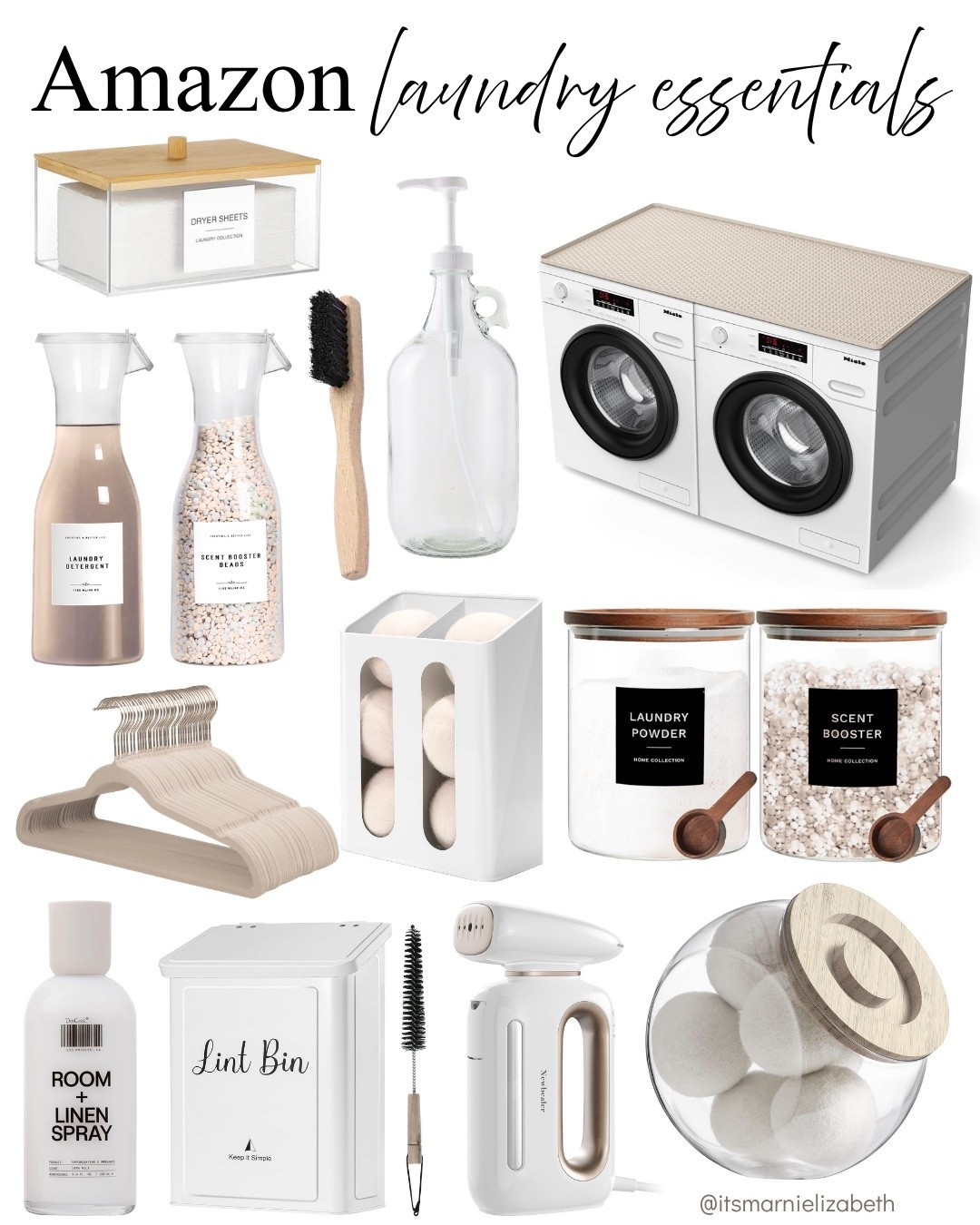 Amazon laundry essentials! ✨

Laundry finds, neutral style, everyday needs, home finds, laundry items, home decor, affordable finds

#LTKHome