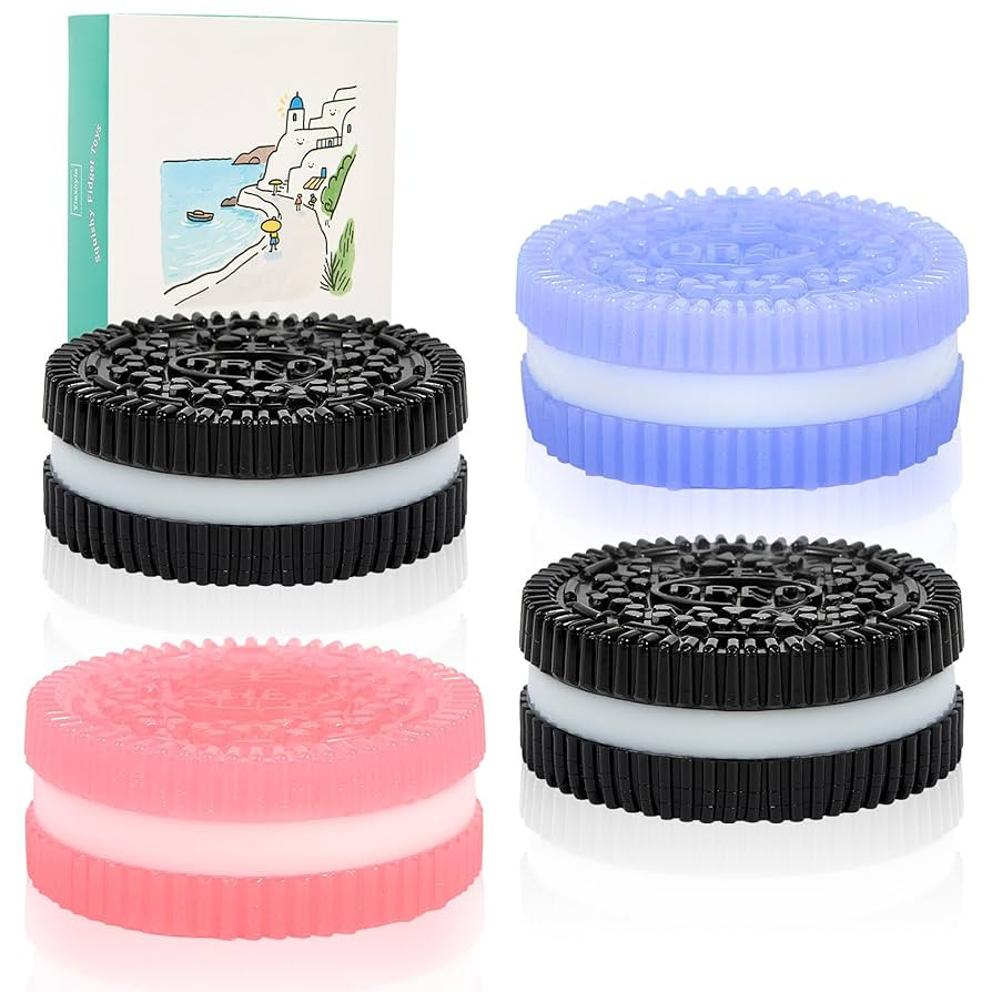 4 Pcs Squishy Fidget Toys, Cute Cookie Sensory Toys for Kids with Autism, Squishies Stress Relief... | Amazon (US)