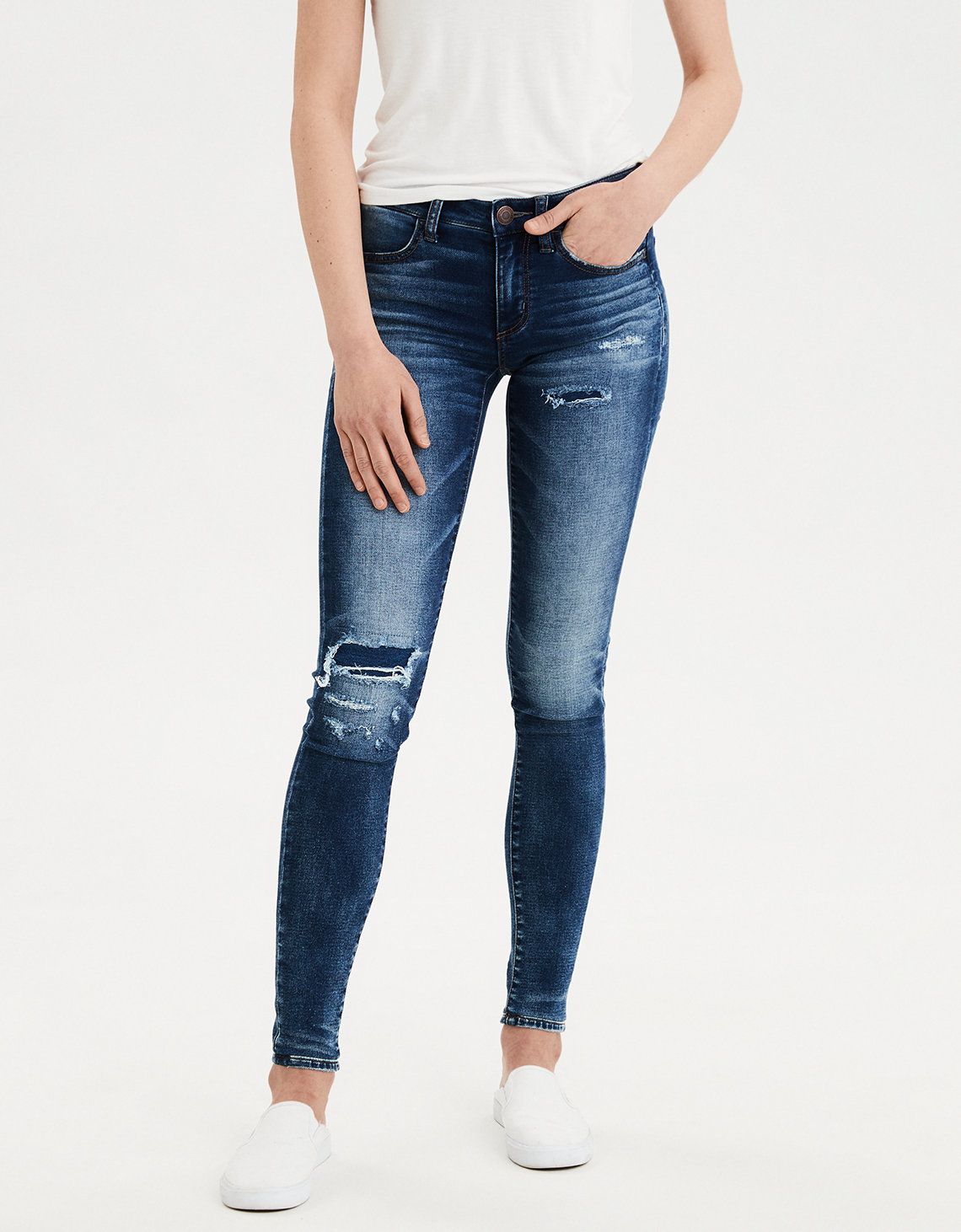 AE Super Soft Jegging, Deep Sea Blue | American Eagle Outfitters (US & CA)