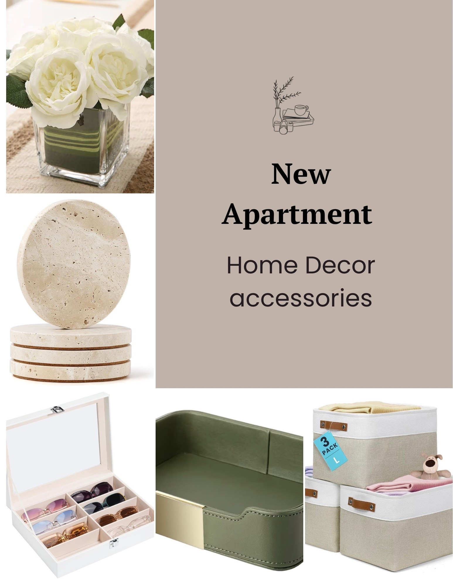 A few items from the NYC apartment to stay organized and for decor

#LTKHome