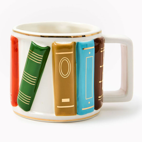 Bookshelf Ceramic Mug | Barnes & Noble