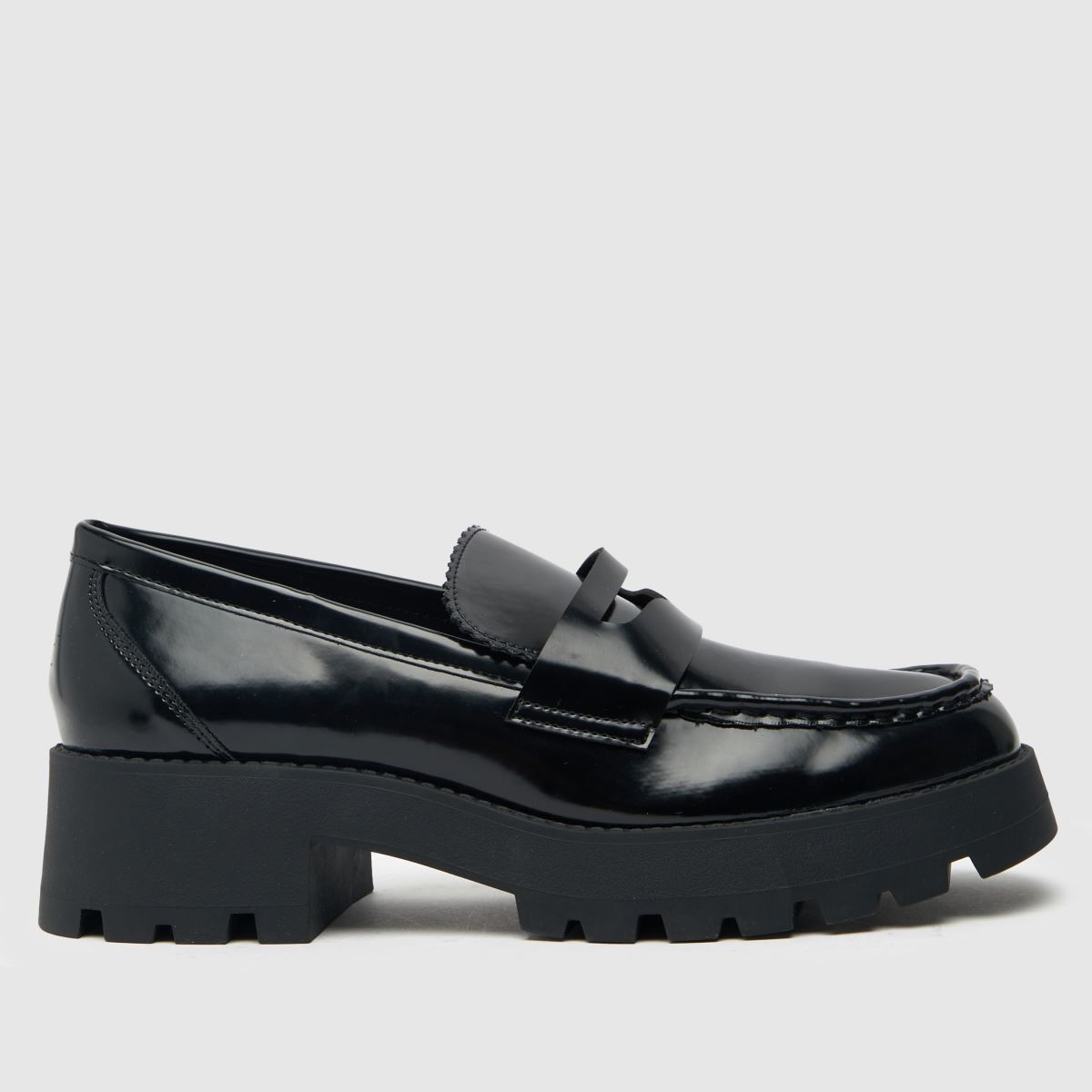 Womens Black schuh Levi Chunky Loafer Flat Shoes | schuh | Schuh