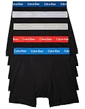 Calvin Klein Men's Cotton Stretch 5-Pack Boxer Brief | Amazon (US)
