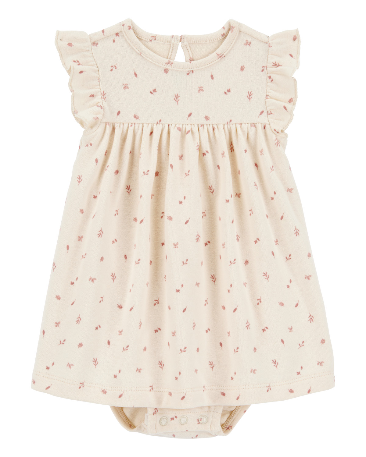 Baby Floral Cotton Blend Dress - Khaki - Carter's | Carter's | Carter's Inc