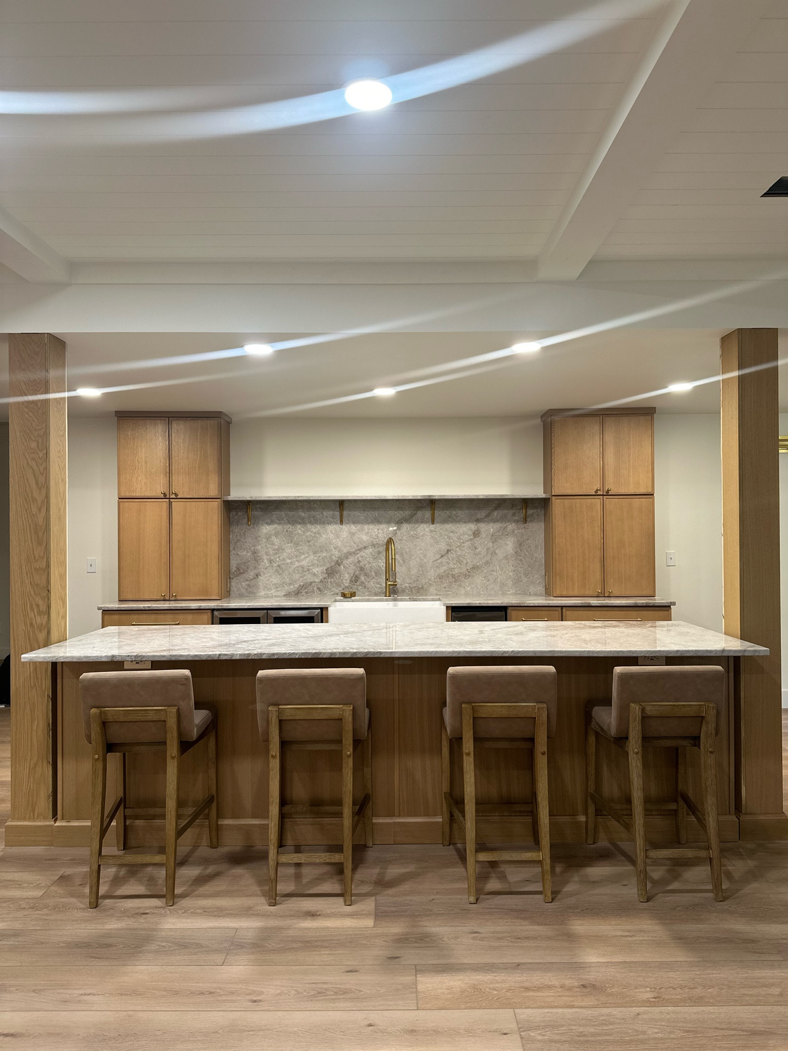 I am so excited because our counter stools from @nathanjames have arrived! I have had my eye on these counter stools for the longest time. I knew I wanted a leather cushion that was easy to clean, and the warm brown color was exactly what I was looking for. I also love the style of the low back. Let me know in the comment section if you would like the link! #NathanJamesPartner
#counterstools #basementbar #kitchen 

#LTKStyleTip #LTKSaleAlert #LTKHome