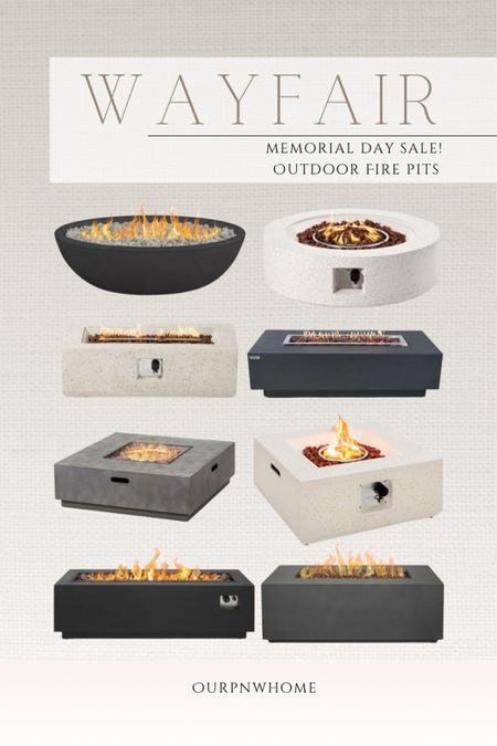 Wayfair Memorial Day Sale! Top fire pits for your outdoor spaces!

Round fire pit, gas fire pit, square fire pit, rectangular fire pit, black fire pit,  concrete fire pit, terrazzo fire pit, patio, deck, outdoor entertaining

#LTKHome #LTKSaleAlert #LTKSeasonal