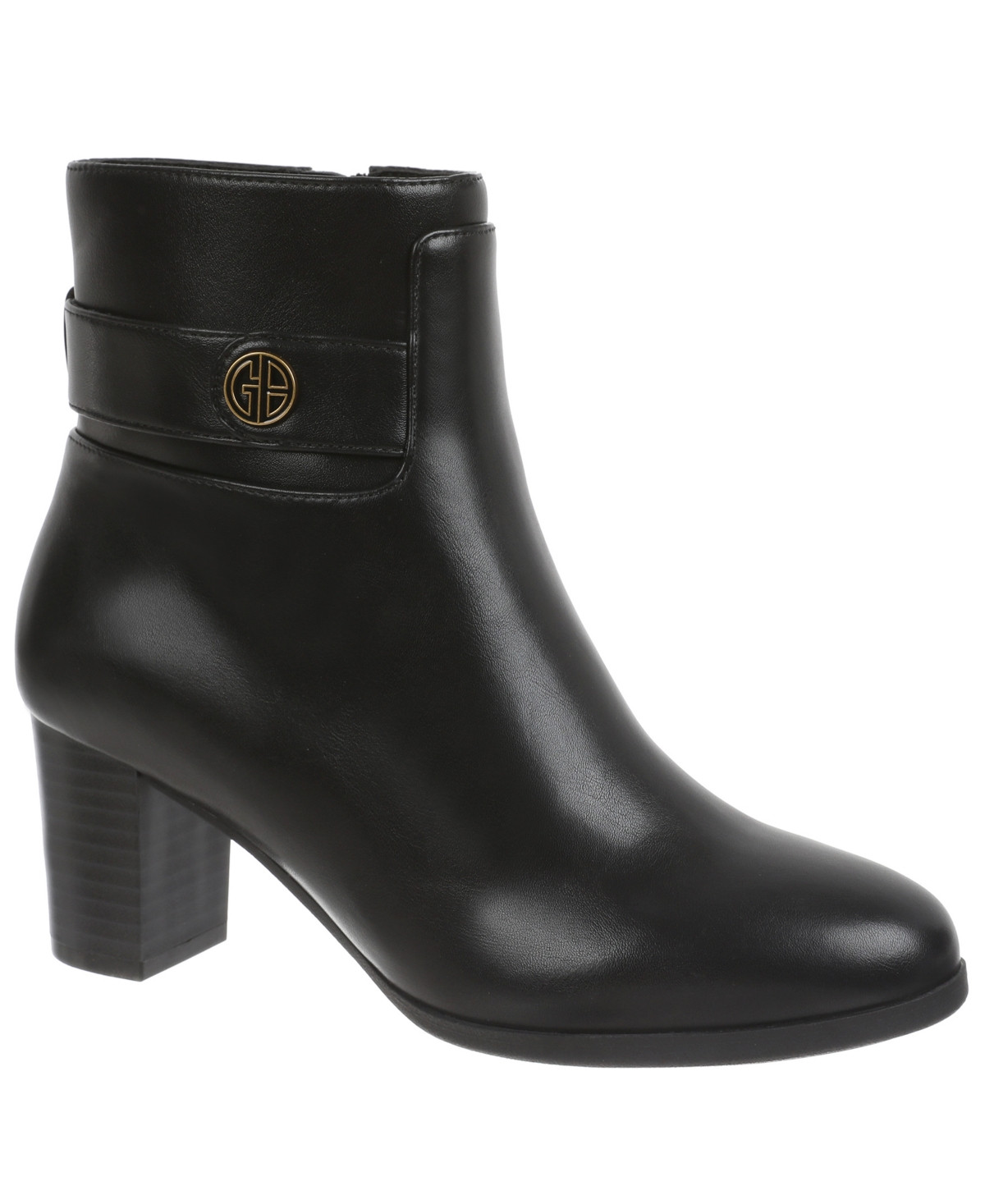 Giani Bernini Women's Artta Round Toe Booties, Macy's Exclusive - Black | Macy's