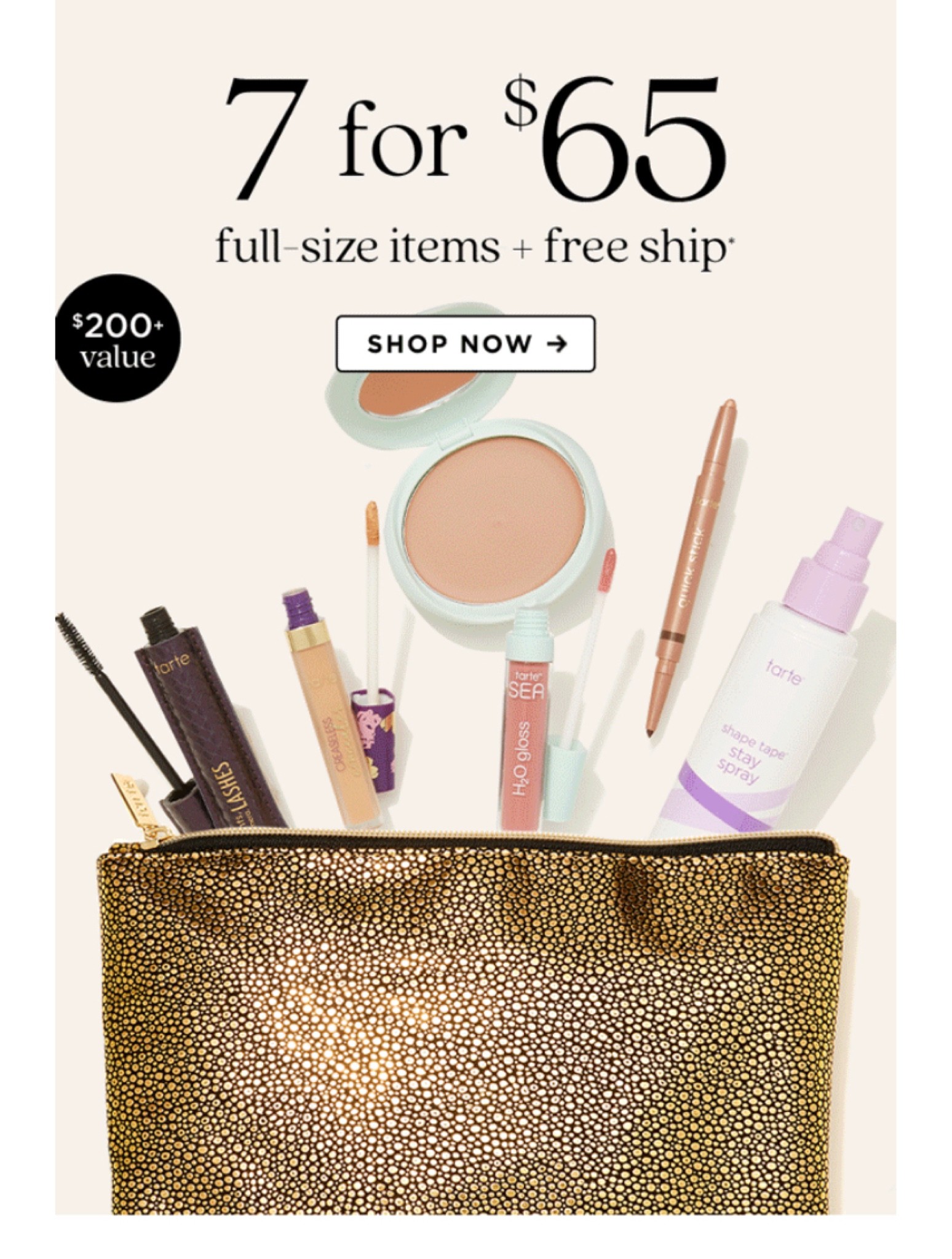 Tarte Build Your Custom Kit 💄 7 products for $65! 

#LTKunder100 #LTKbeauty #LTKsalealert