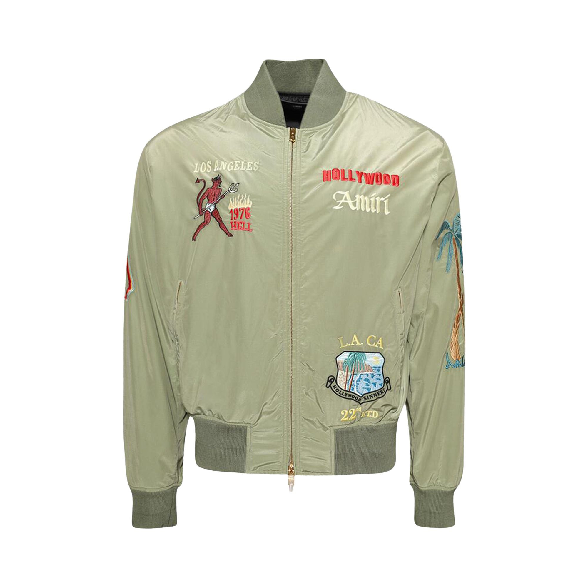Amiri Sinners Bomber 'Olive' | Green | Men's Size XXL | GOAT